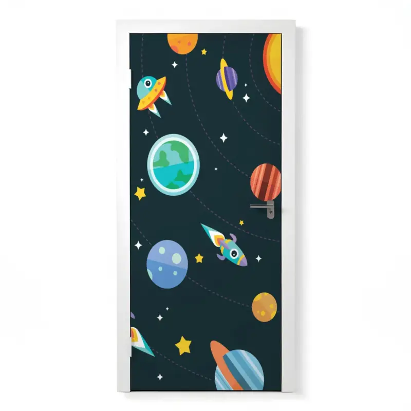 Neu Türposter Kinderzimmer Selbstklebend