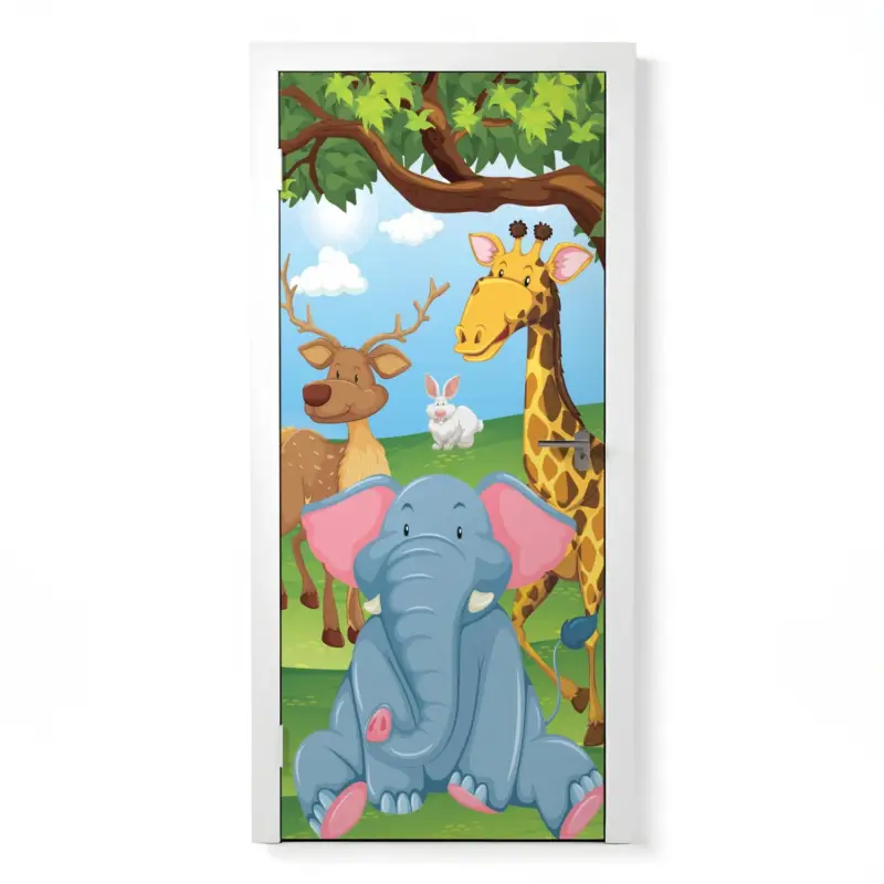 Türposter Kinderzimmer Selbstklebend Mega-Angebot