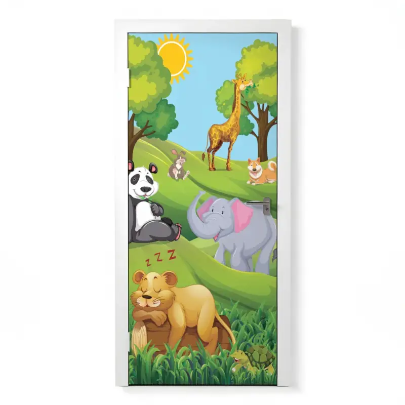 Geprüft Türposter Kinderzimmer Selbstklebend