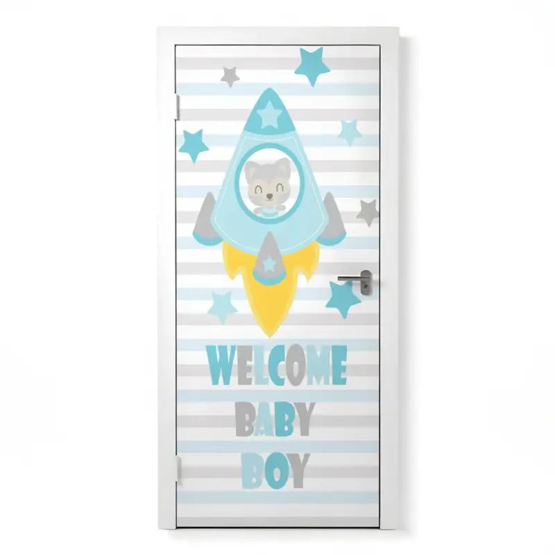 Türposter Kinderzimmer Selbstklebend Markenware