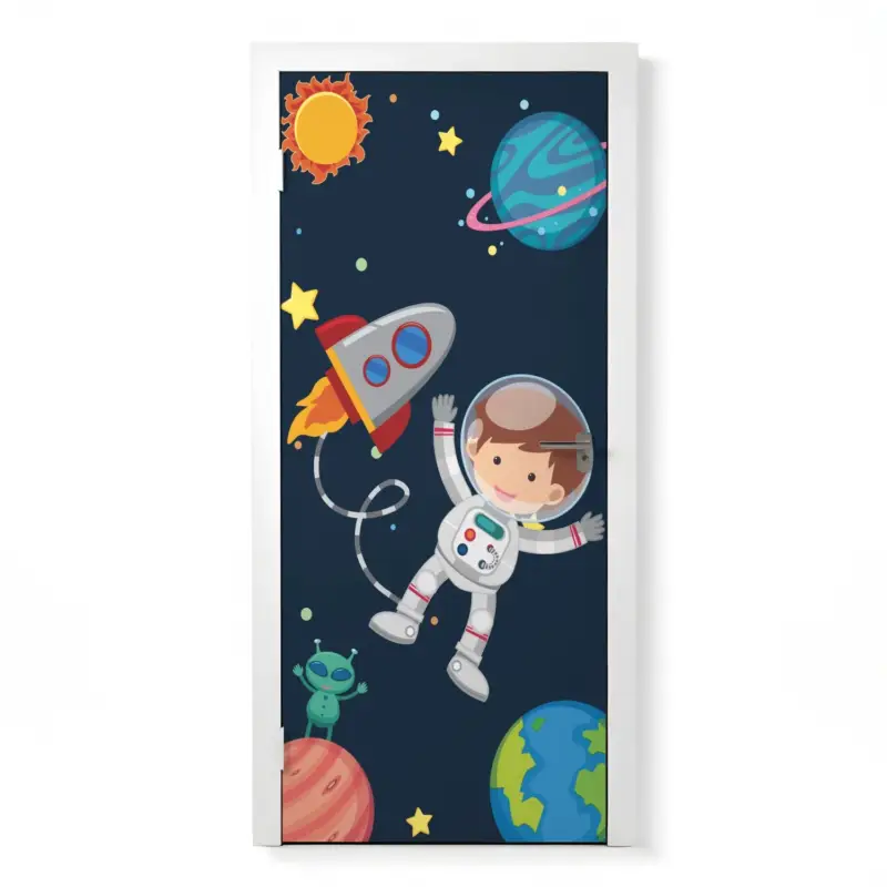 Nur Für Kurze Zeit Türposter Kinderzimmer Selbstklebend