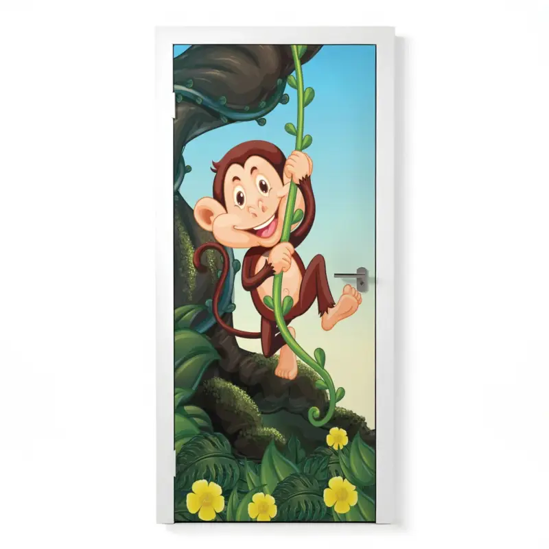 Letzte Chance Türposter Kinderzimmer Selbstklebend