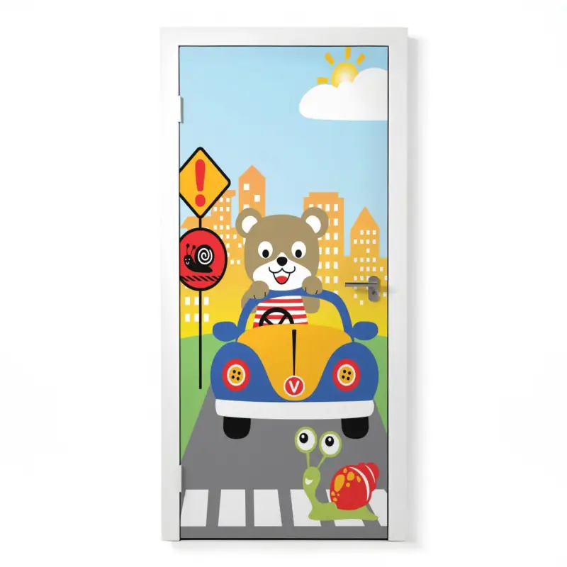 Türposter Kinderzimmer Selbstklebend Geprüft