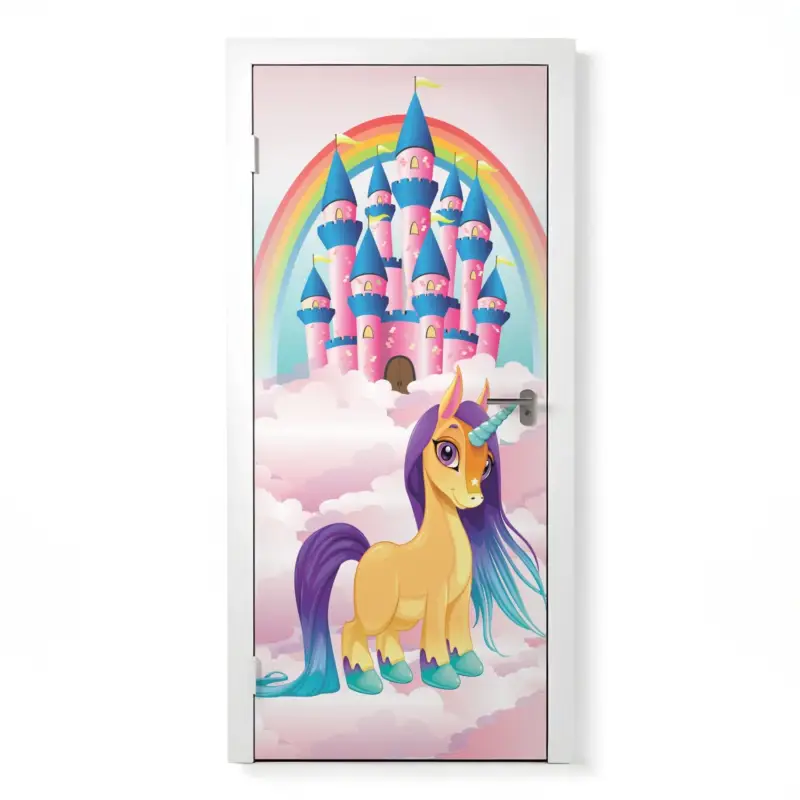 Türposter Kinderzimmer Selbstklebend Markenprodukt