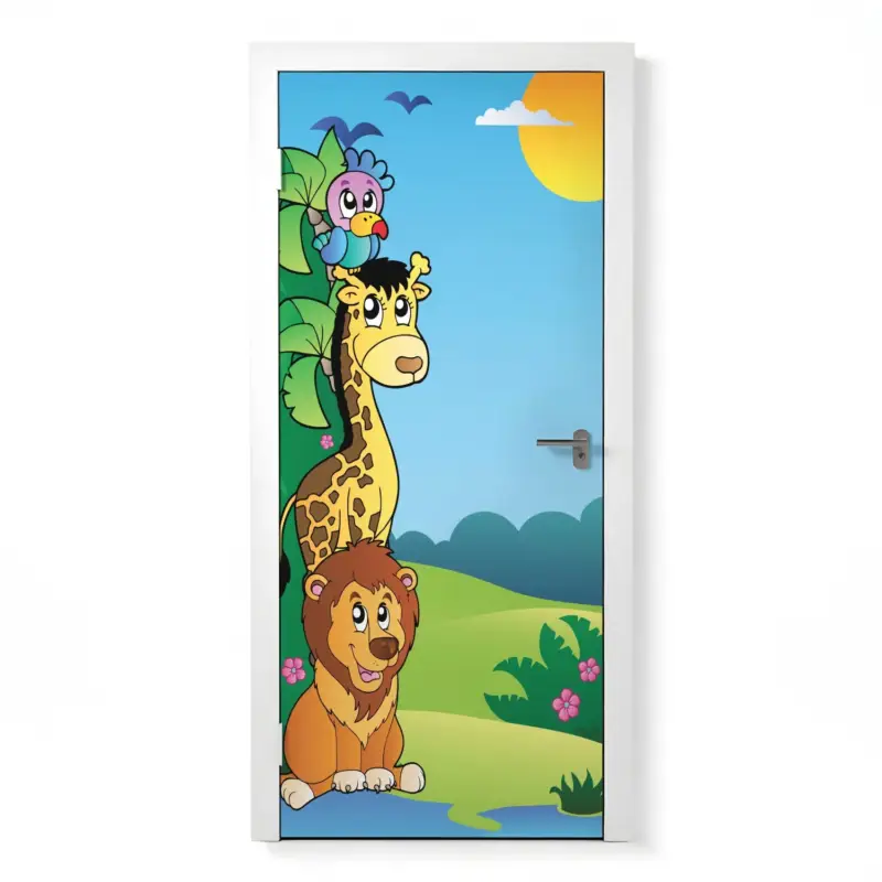 Letzte Chance Türposter Kinderzimmer Selbstklebend