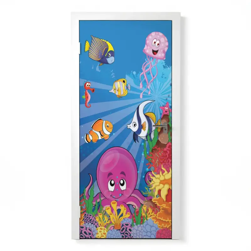 Türposter Kinderzimmer Selbstklebend Kracherpreis