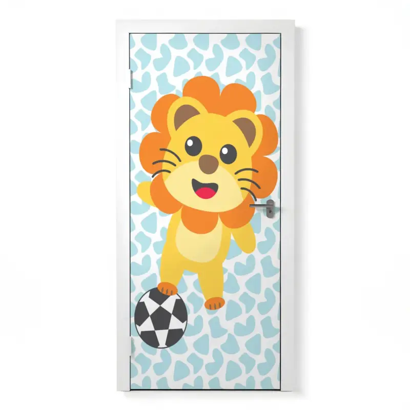 Türposter Kinderzimmer Selbstklebend Nur Heute