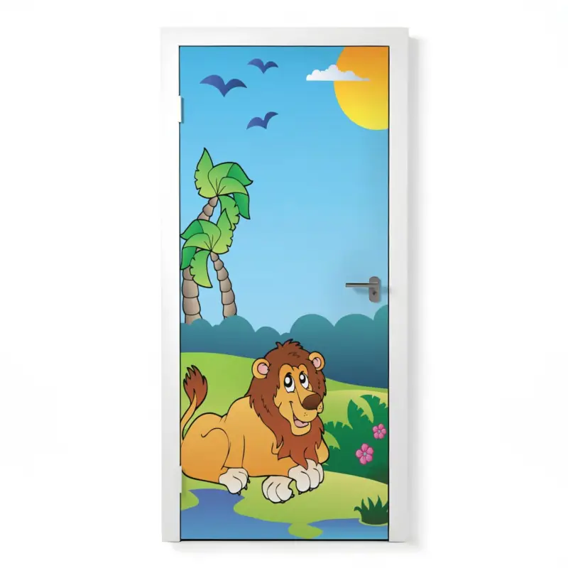 Echt Türposter Kinderzimmer Selbstklebend