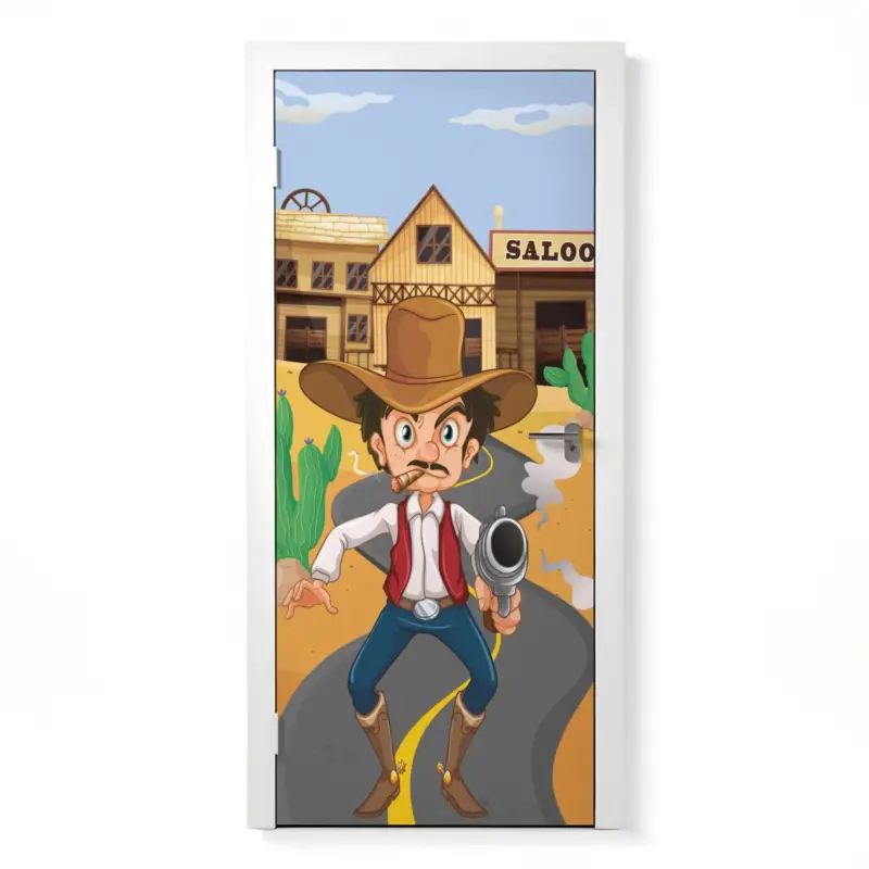 Jetzt Kaufen Türposter Kinderzimmer Selbstklebend