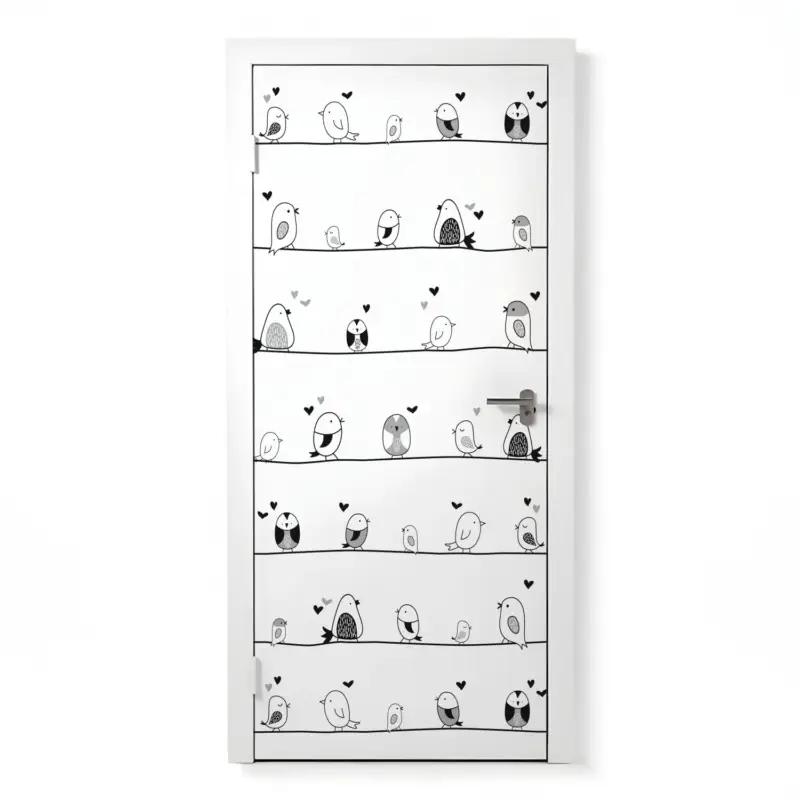 Türposter Kinderzimmer Selbstklebend Nur Für Kurze Zeit