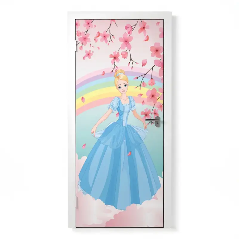 Türposter Kinderzimmer Selbstklebend Echt