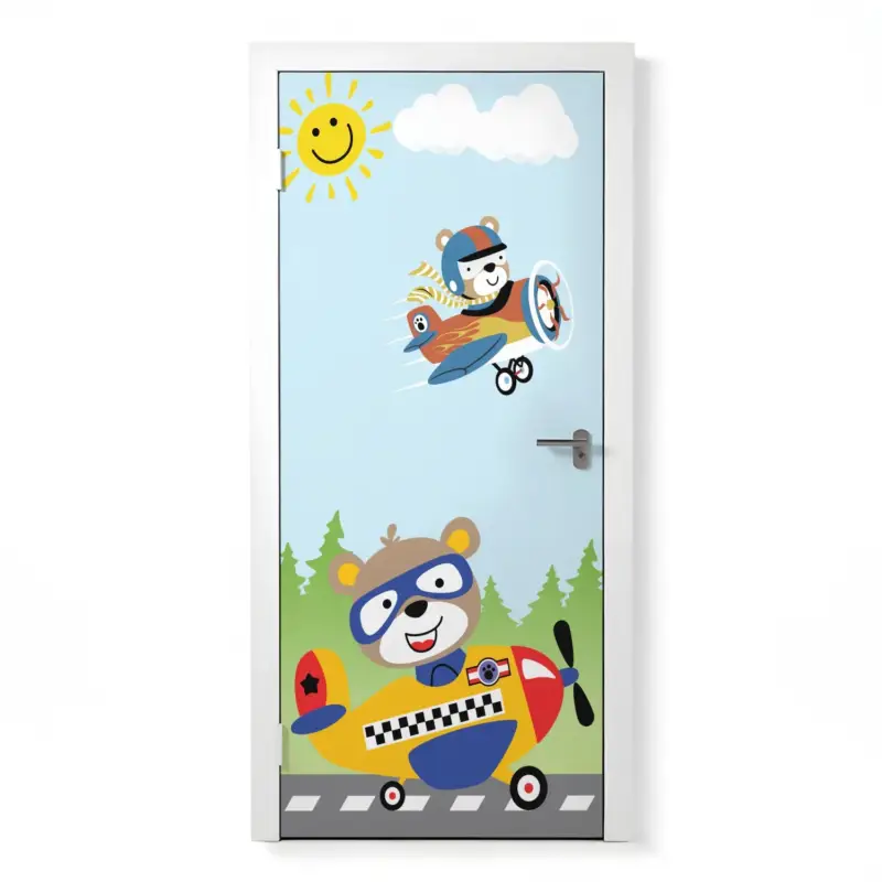 Türposter Kinderzimmer Selbstklebend Knallerangebot