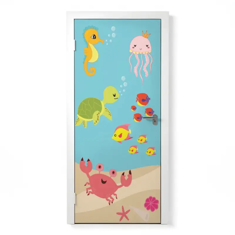 Türposter Kinderzimmer Selbstklebend Sonderangebot