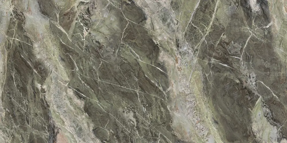 Neue Kollektion Tapete Stein Rainforest Verde nach Maß, Vliestapete Eco Premium - matt