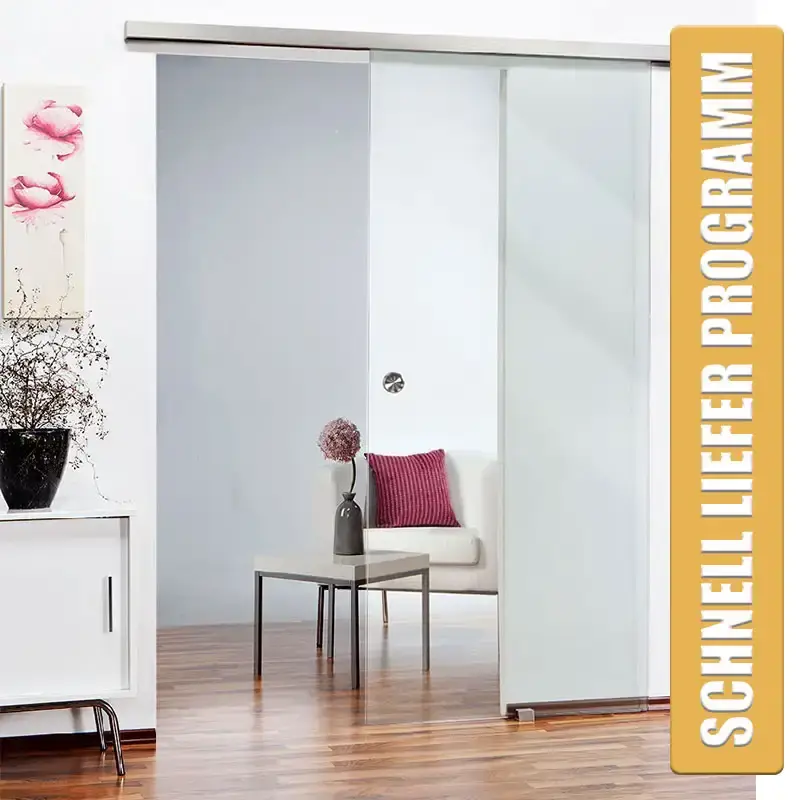 Glasschiebetüren SLIM-LINE Klar Aktuell