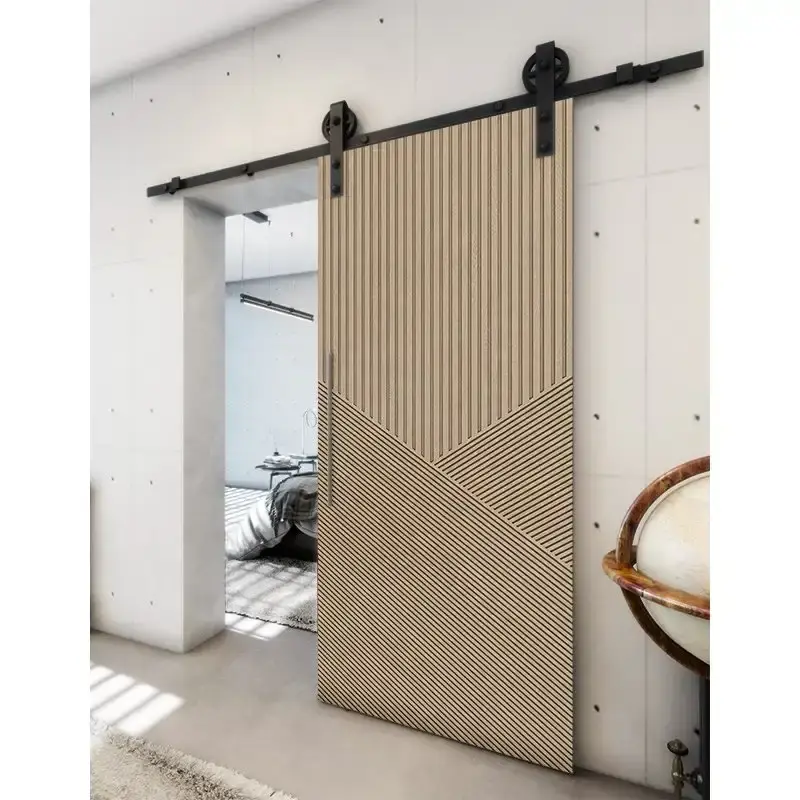 Zertifiziert Holzschiebetür Barn-Line - Eiche Model 2044