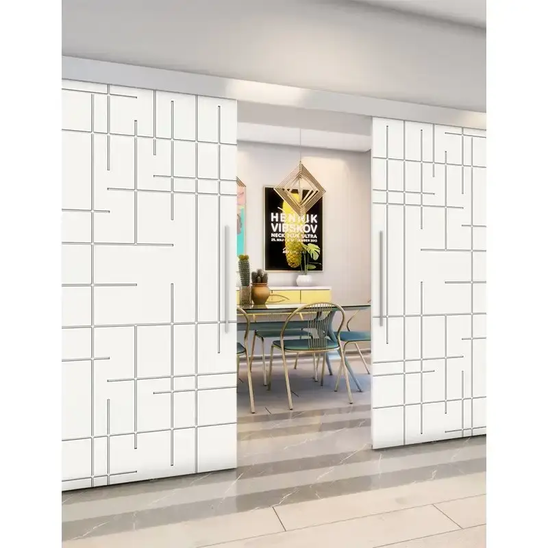 Holzschiebetür Eco-Line - Weiss Model 3087 Neu