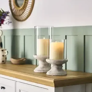HOME STORY Windlicht mit Glasaufsatz Sichere Zahlung
