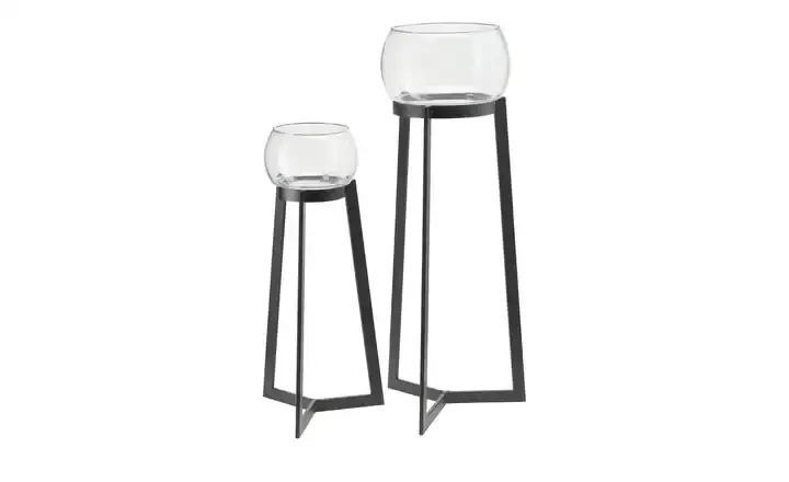 Rabatt Windlicht auf Metallgestell, 2er Set