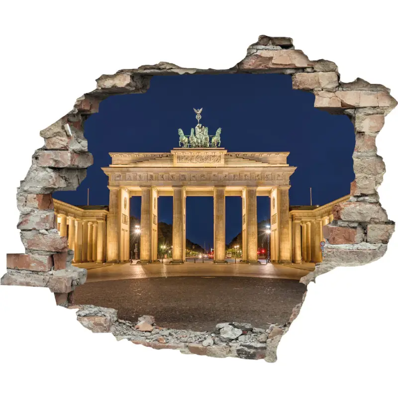 Kracherpreis 3D Wandtattoo - Berlin