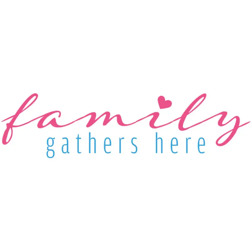 Magnetisches Markerboard - Family gathers here 50x70cm Letzte Chance