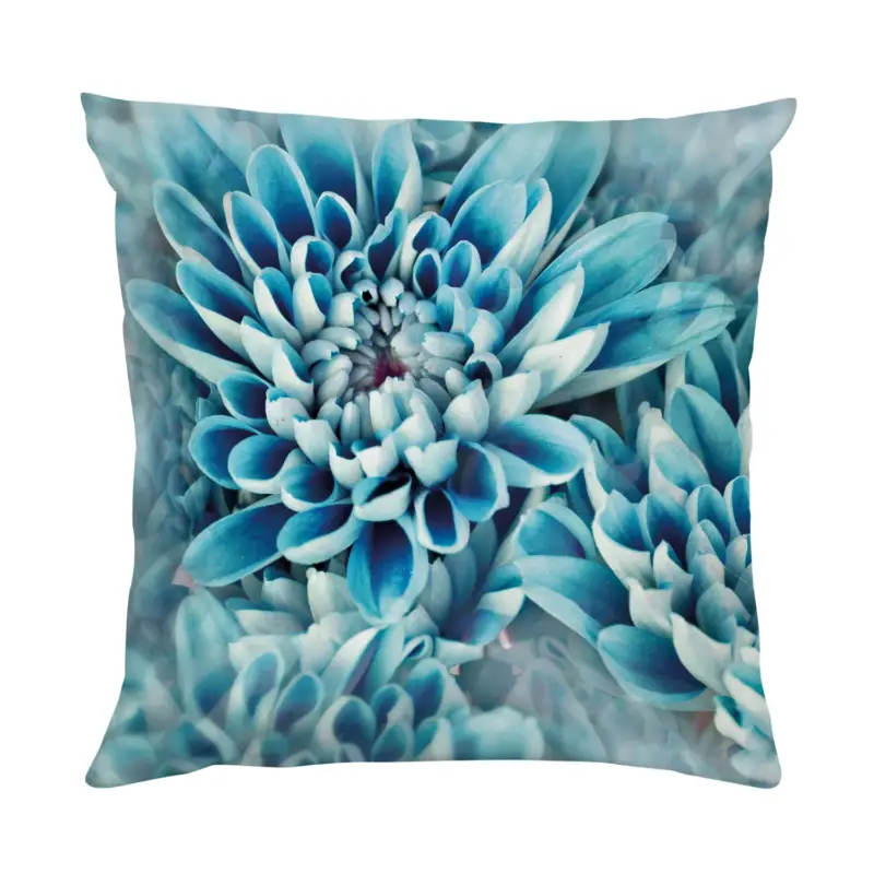 Zertifiziert Kissenbezug - Blue Floral 40x40 cm