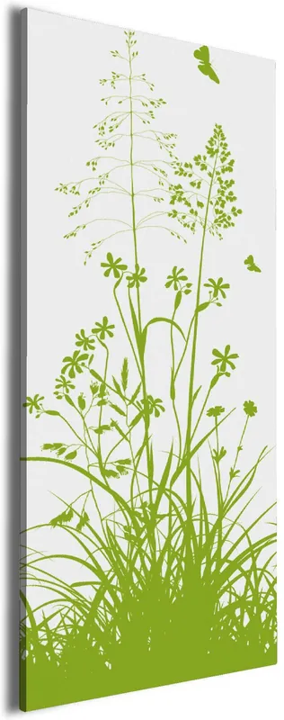 Leinwandbild Grüne Sommerwiese 80 x 200 cm Schneller Versand