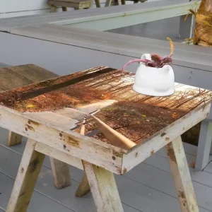 Zertifiziert Selbstklebende Möbelfolie Weg in den Sonnenuntergang 90 x 90 cm