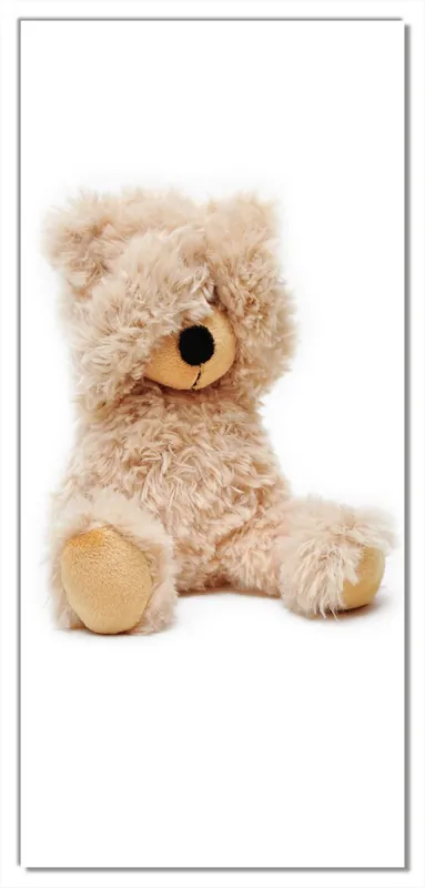 Türtapete Süßer Teddybär 93 x 205 cm Heißes Angebot