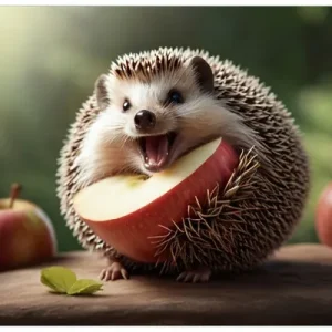 Heißes Angebot Selbstklebendes Poster Lustiger Igel 70 x 100 cm