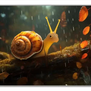 Letzte Chance Selbstklebendes Poster Snail on Tree 80 x 200 cm