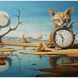 Solange Der Vorrat Reicht Selbstklebendes Poster Bewacher der Zeit 50 x 125 cm