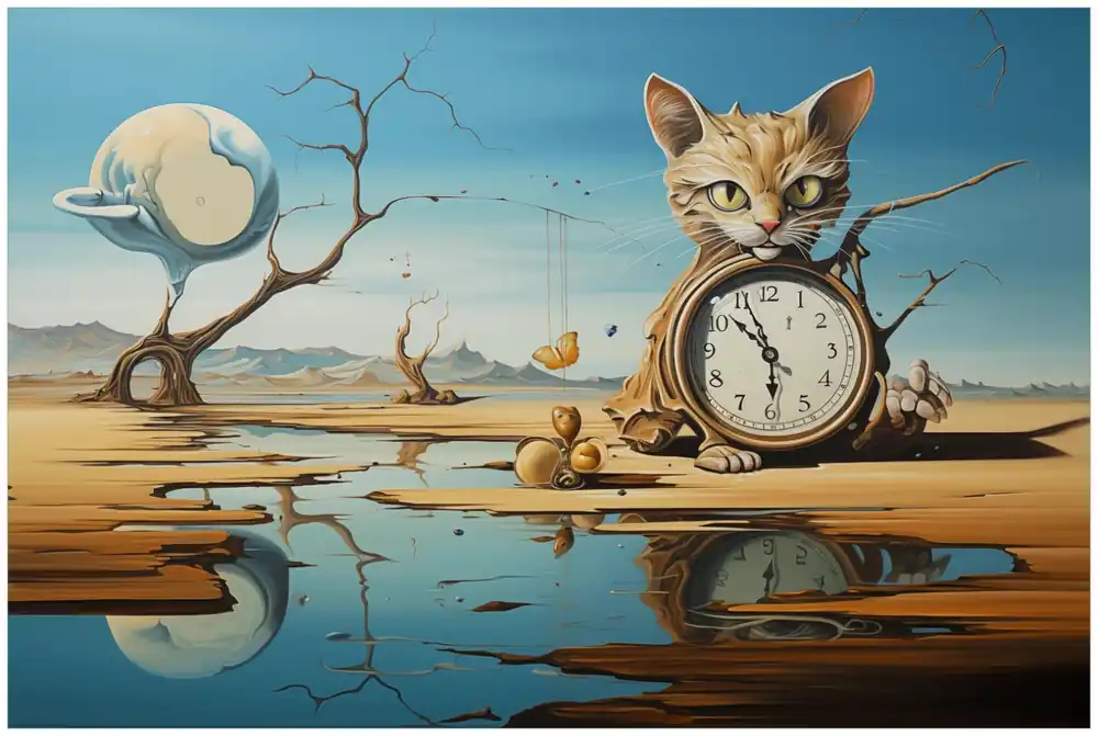 Solange Der Vorrat Reicht Selbstklebendes Poster Bewacher der Zeit 50 x 125 cm