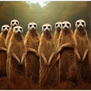 Aktuell Selbstklebendes Poster Safari-Clique 100 x 150 cm