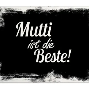 Neu Im Sortiment Holzbild Mutti ist die Beste 60 x 90 cm