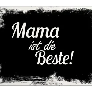 Holzbild Mama ist die Beste 60 x 90 cm Neuheit