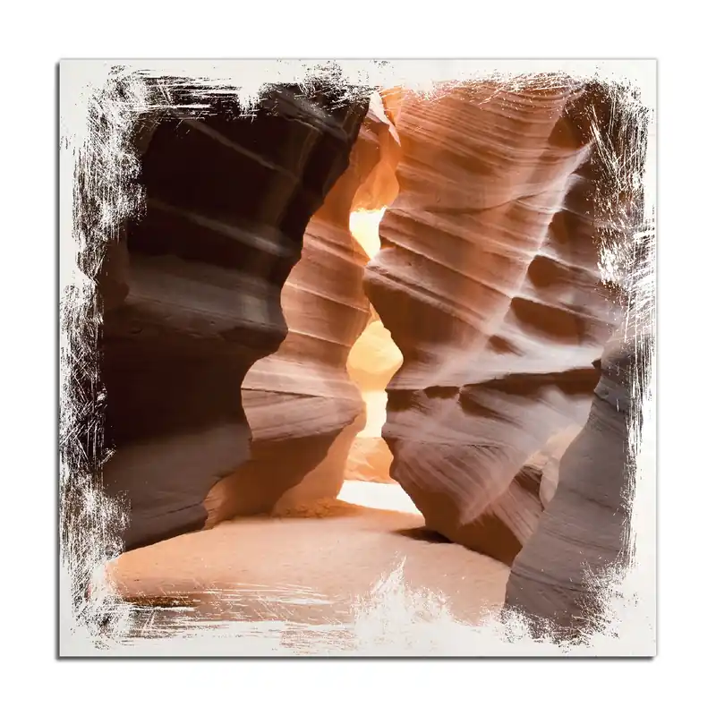 Markenprodukt Holzbild Antelope Canyon Arizona USA 60 x 90 cm