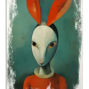 Online Kaufen Holzbild Das Hasenporträt 50 x 125 cm