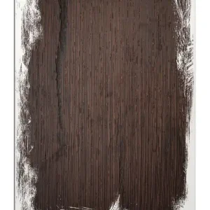 Markenware Holzbild Holz-Optik Textur dunkelbraunes Holz 50 x 50 cm