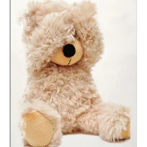 Holzbild Süßer Teddybär 40 x 40 cm Versand Am Gleichen Tag