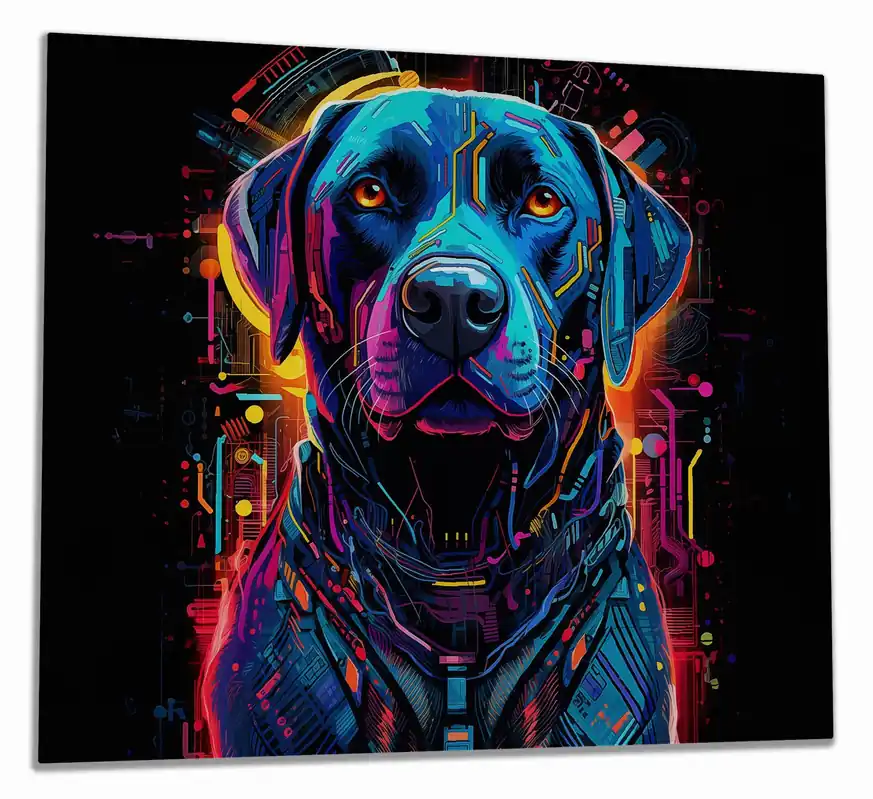 Preisknaller Herdabdeckplatte Cyber-Labrador Breite 90 cm x Höhe 52 cm. 1-teilig, 5 mm hohe Noppen