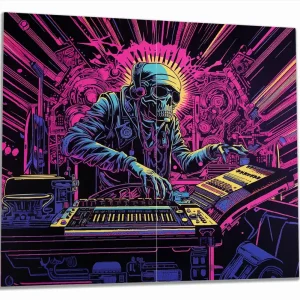 Zertifiziert Herdabdeckplatte DJ der Unterwelt Breite 80 cm x Höhe 52 cm. 2-teilig, 5 mm hohe Noppen