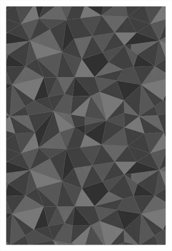 Billig Selbstklebendes Poster Geometrisches Schattenmuster 61 x 91,5 cm