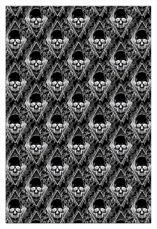 Selbstklebendes Poster Totenkopf-Muster 61 x 91,5 cm Jetzt Bestellen