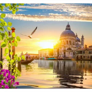 Beliebt Selbstklebendes Poster Italienischer Sommerabend 61 x 91,5 cm