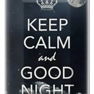 Metallbild Blechschild Spruch 20x30cm Keep Calm and good night 20 x 30 cm Heißes Angebot