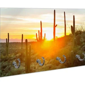 Schlüsselbrett Sonnenaufgang in der Wüste Zertifiziert