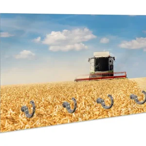 Zertifiziert Handtuchhalter Erntezeit auf dem Feld