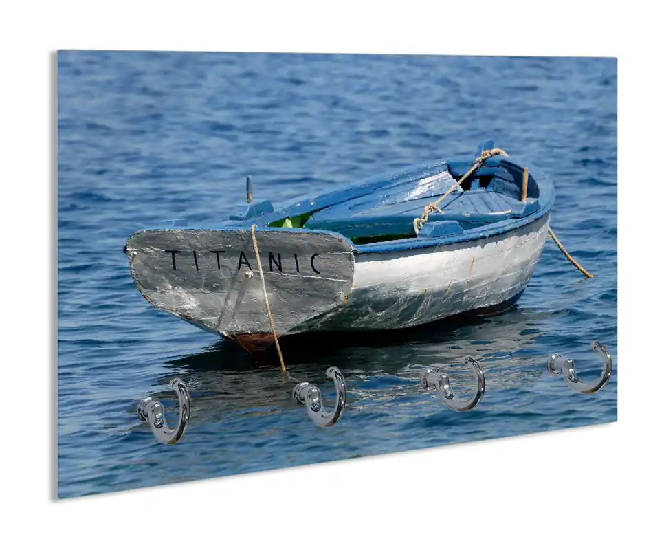 Schlüsselbrett Kleines Ruderboot Nur Für Kurze Zeit