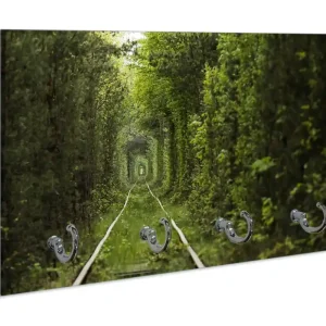 Günstig Schlüsselbrett Verwunschener Tunnel aus Bäumen